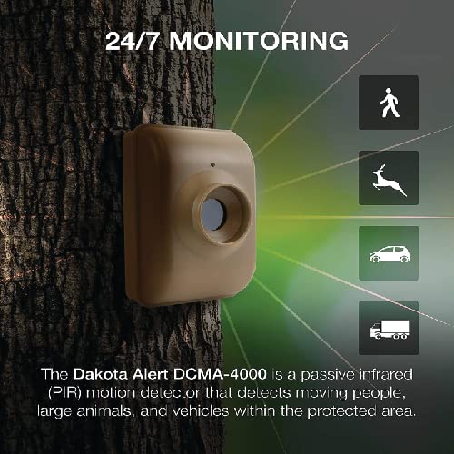 Dakota Alert sensor at night for proactive alerts.