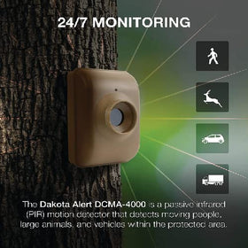 Dakota Alert sensor at night for proactive alerts.