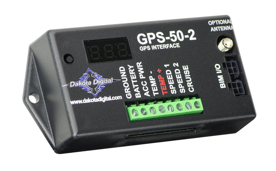 Dakota Digital GPS-50-2 speed sensor delivers precise speed data for dashboards.