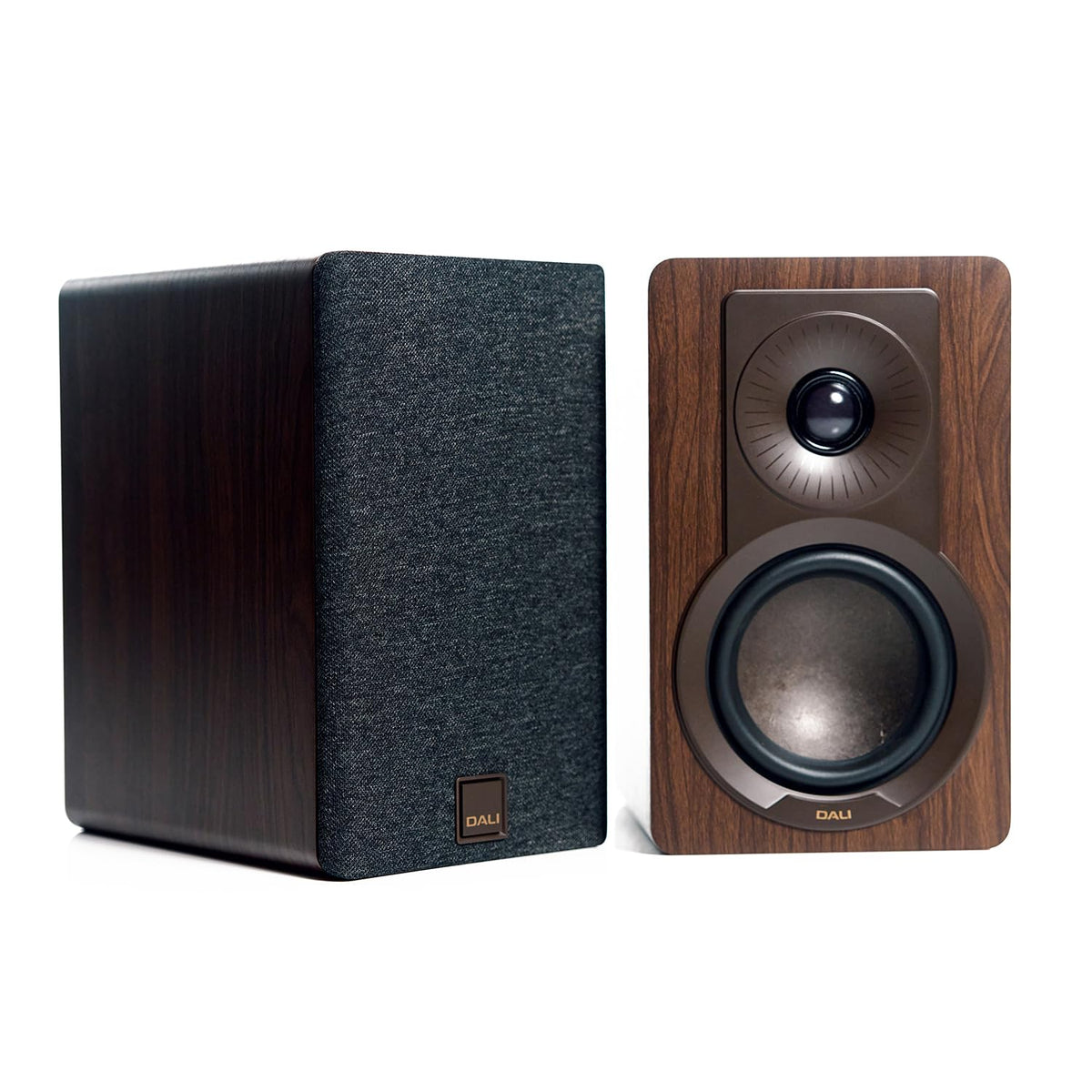 DALI KUPID compact speaker front view for detailed hi-fi listening in small rooms.