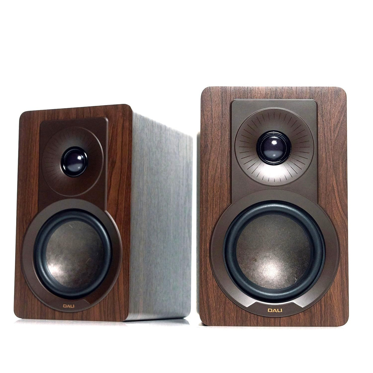 DALI KUPID side view showing optional wall mount for flexible placement.