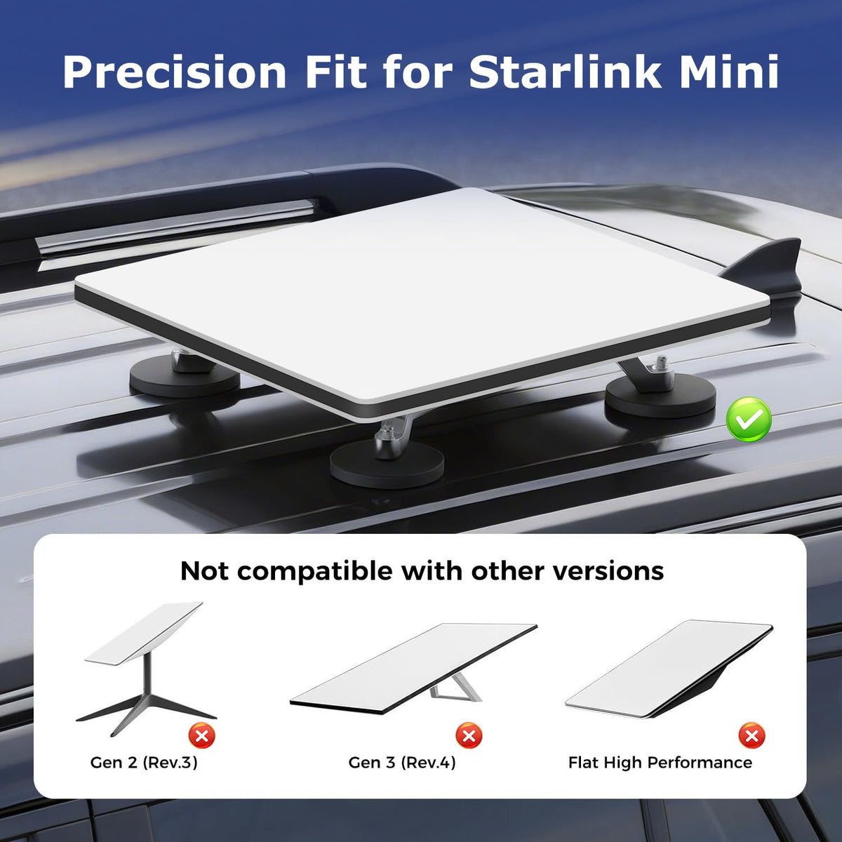 DALINDA optimized height reduces wind resistance while stabilizing your Starlink signal.