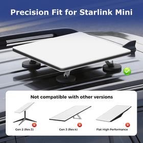 DALINDA optimized height reduces wind resistance while stabilizing your Starlink signal.