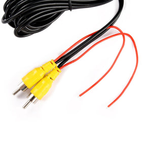 DALLUX car rear-view setup with DC power options.