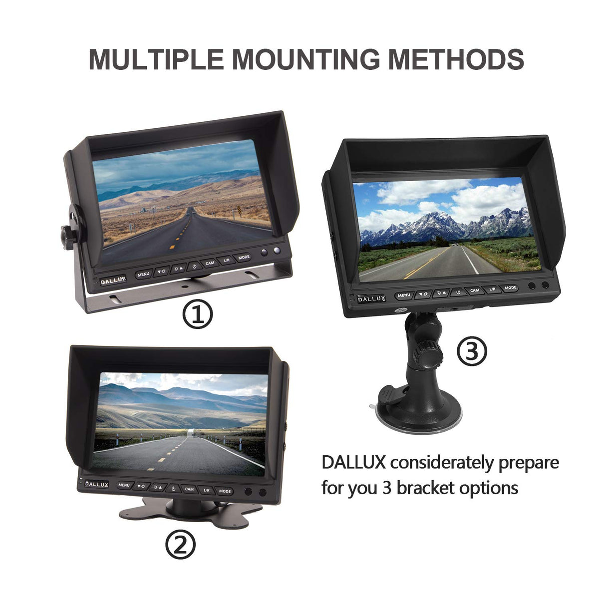 DALLUX IP69K waterproof backup camera for all weather