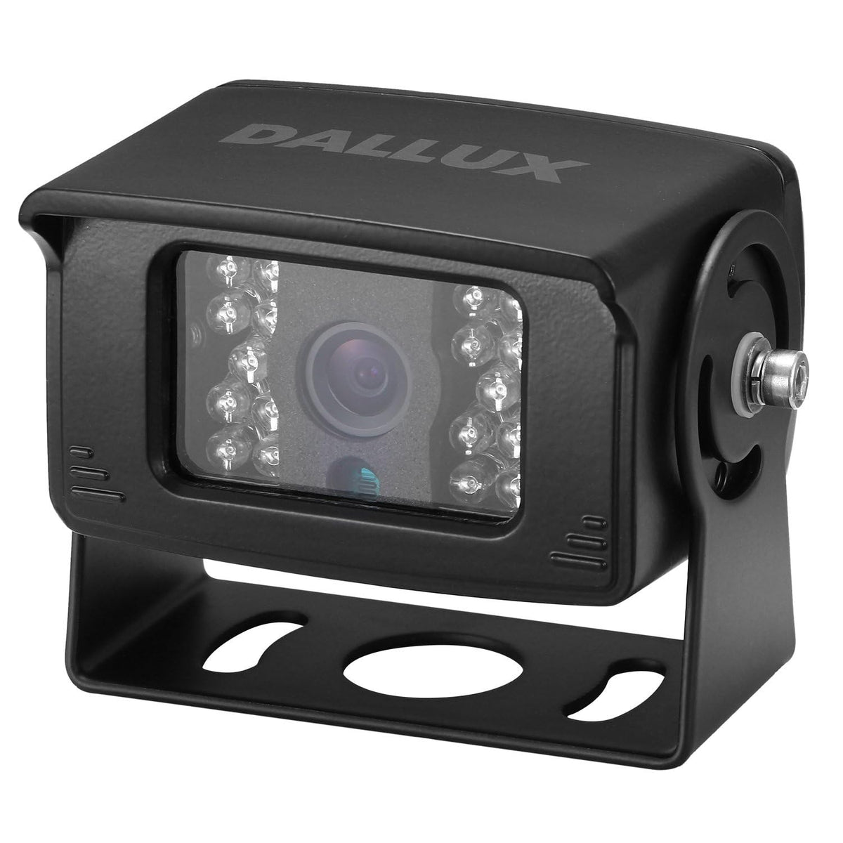DALLUX 130-degree wide-angle rear view reduces blind spots.