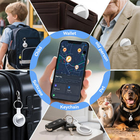 Daloben silicone case with metal carabiner displayed, offering secure attachment