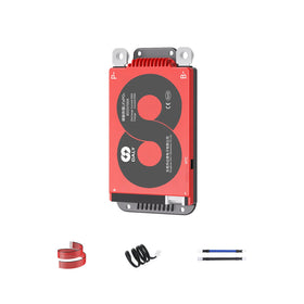 DALY front view of BMS showing labeled terminals and compact case for safe protection