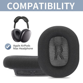 Damex AirPods Max ear cushions with magnetic mount for secure attachment.