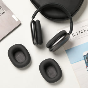 Damex grey earpads improve seal and long‑wear comfort for AirPods Max.