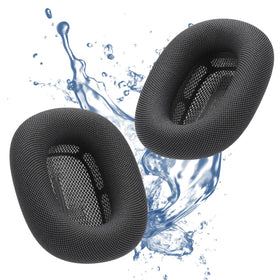 Damex magnetic earpads attach quickly to AirPods Max for easy replacement.