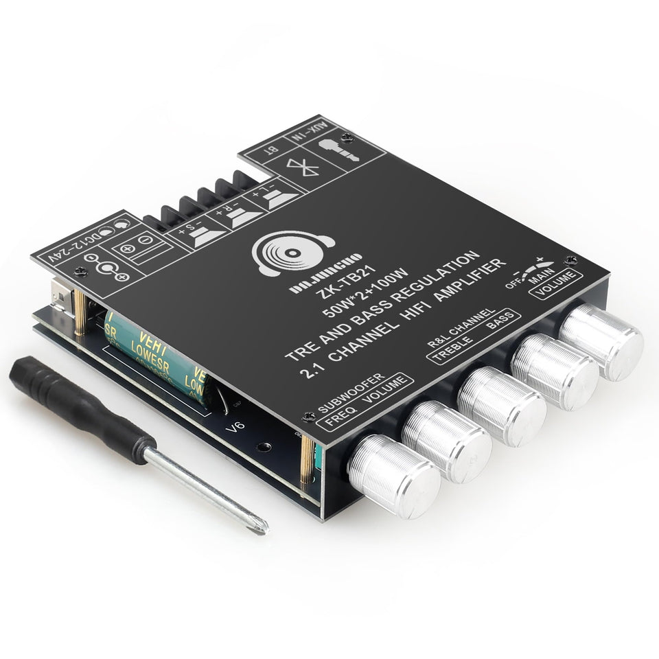 DAMGOO ZK-TB21 front view showing Bluetooth 5.1 connectivity for quick pairing.