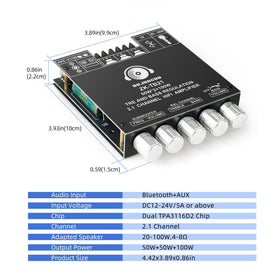 DAMGOO ZK-TB21 top view showing compact design and control interface.