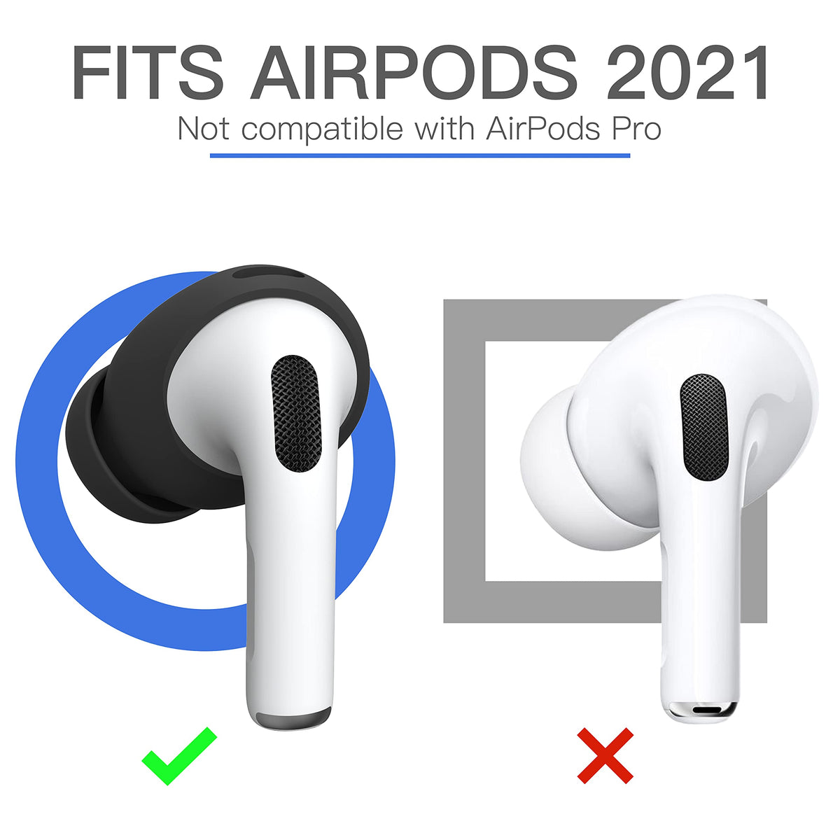 DamonLight AirPods 3 ear tips grip for secure stability during workouts
