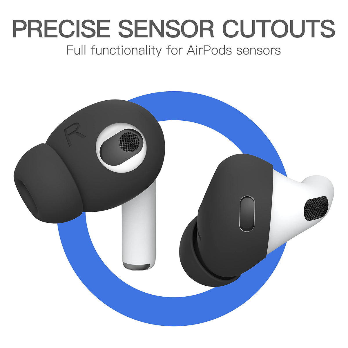 DamonLight AirPods 3 ear tips silicone soft material for long-wearing comfort
