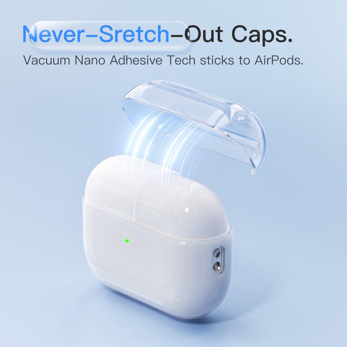 DamonLight AirPods Pro 3 case dust-repelling-paint stays clean