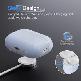 DamonLight AirPods Pro 3 case, wireless charging compatible with visible indicator.