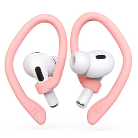 DamonLight ear-hooks on AirPods Pro 2 provide a secure fit for workouts.