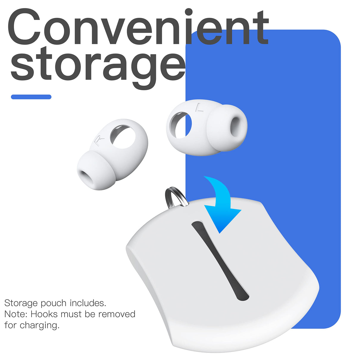 DamonLight storage pouch included for AirPods 3 tips on the go