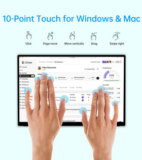 DAMRAPT built-in stand provides stable viewing on the move.