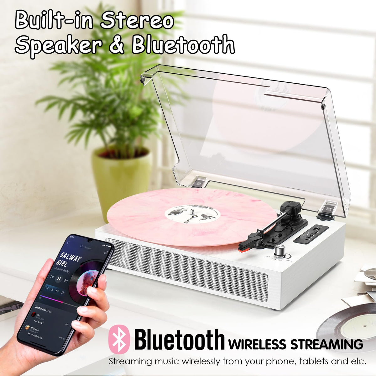 DANFI AUDIO DF belt-drive system delivers smooth playback and stable operation