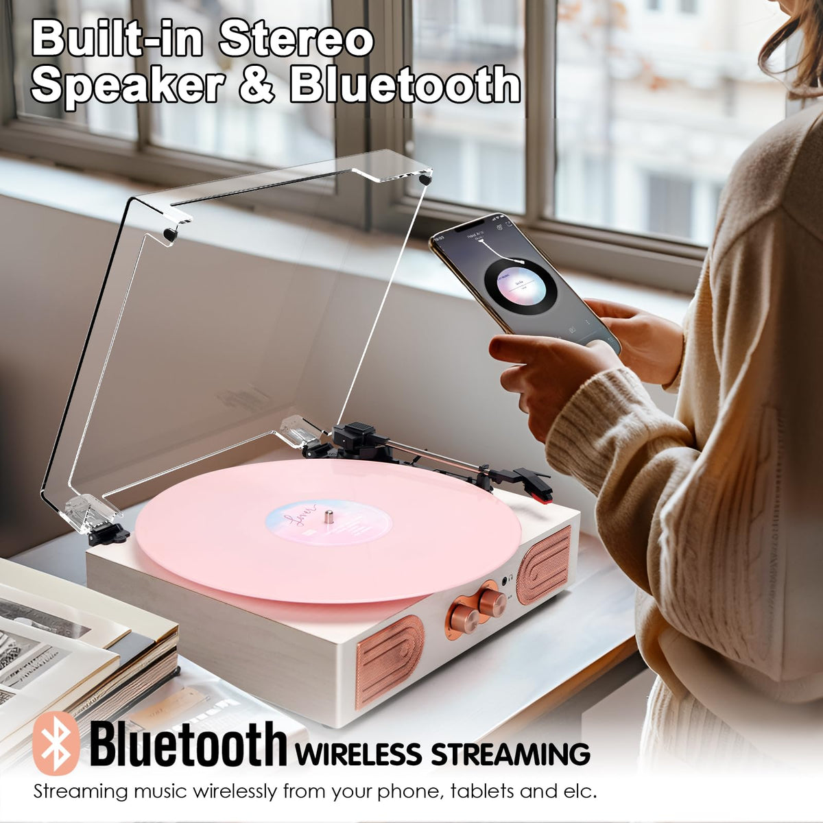 DANFI AUDIO DF built-in Bluetooth input for wireless streaming to the speakers