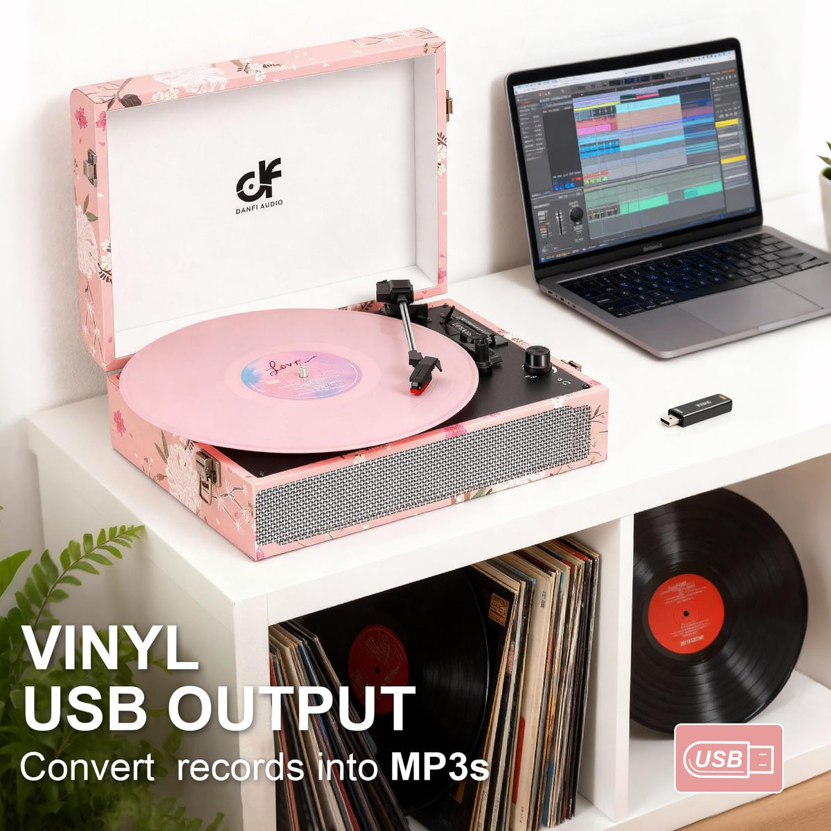 DANFI AUDIO DF Bluetooth and wired connections enable flexible playback