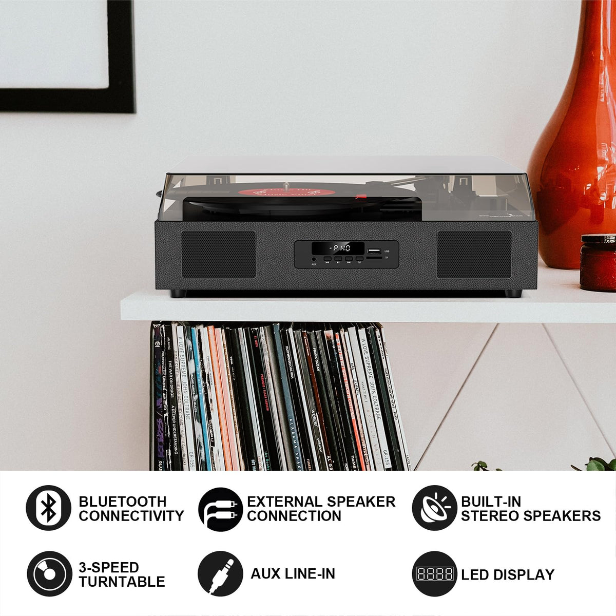 DANFI AUDIO DF built-in-speakers deliver fuller sound for standalone playback.