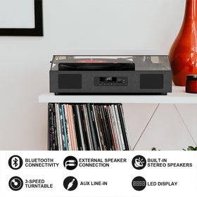 DANFI AUDIO DF built-in-speakers deliver fuller sound for standalone playback.