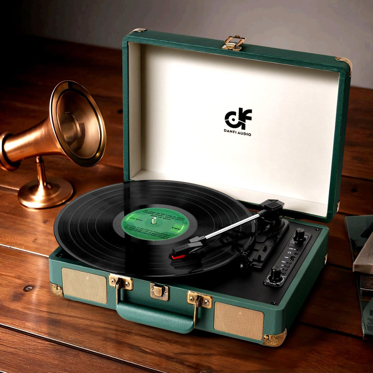 DANFI AUDIO DF built-in speakers for room-filling sound.