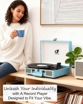 DANFI AUDIO DF closed and latched suitcase showing travel-ready protection and handle