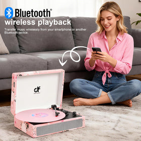 DANFI AUDIO DF dual built-in speakers deliver rich stereo sound