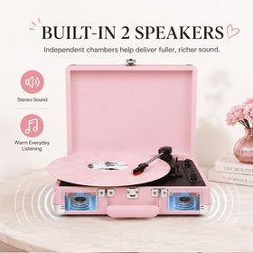 DANFI AUDIO DF pink Bluetooth connection for wireless streaming.