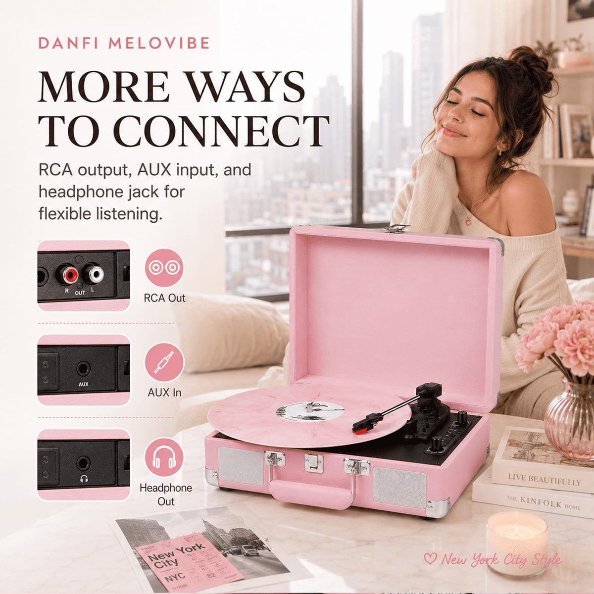 DANFI AUDIO DF pink ruby needle ensures accurate playback.