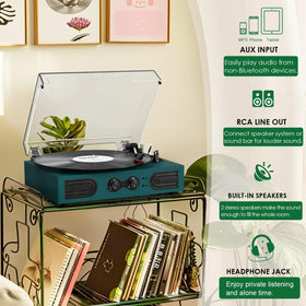 DANFI AUDIO DF portable wooden finish complements dorm decor