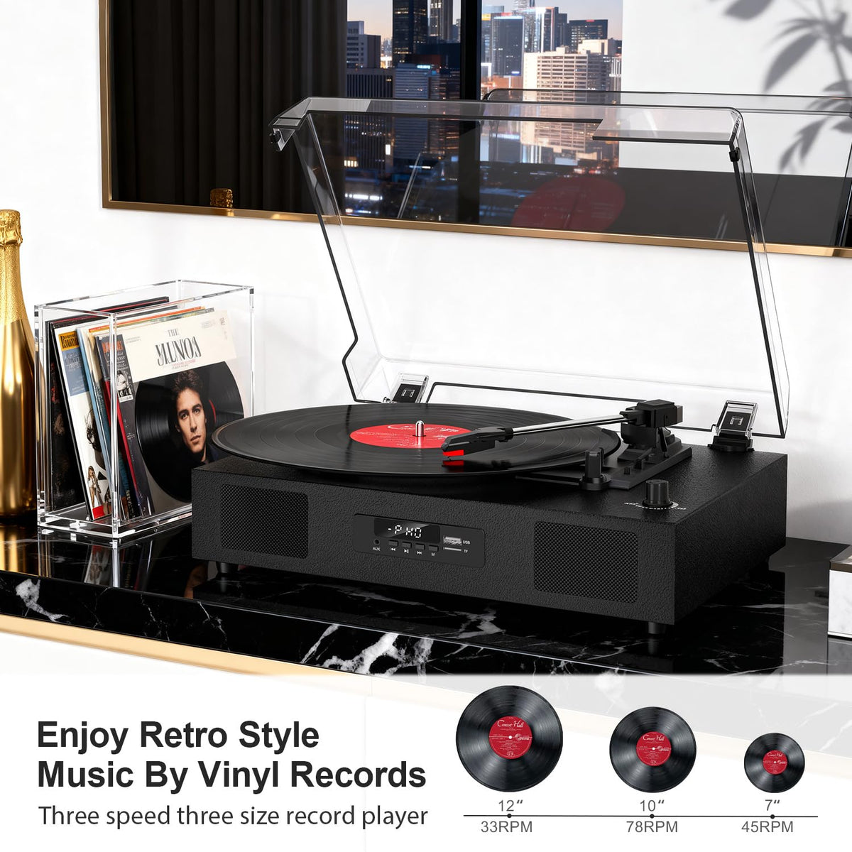 DANFI AUDIO DF RCA output and AUX input for versatile connections