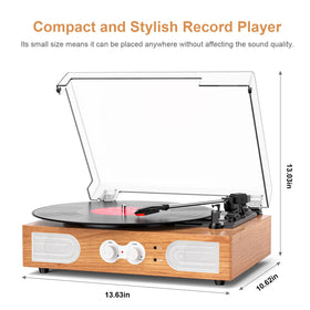 DANFI AUDIO DF three-speed playback supports multiple record sizes