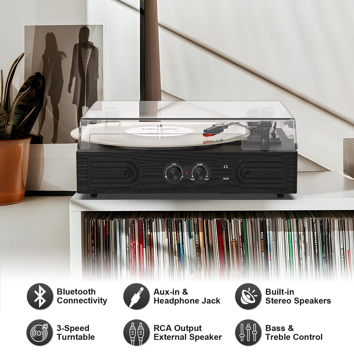 DANFI AUDIO DF treble and bass control dial for personalized sound