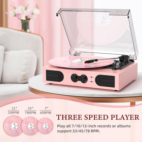 DANFI AUDIO DF pink compact unit suited for dorms, bedrooms, and offices.