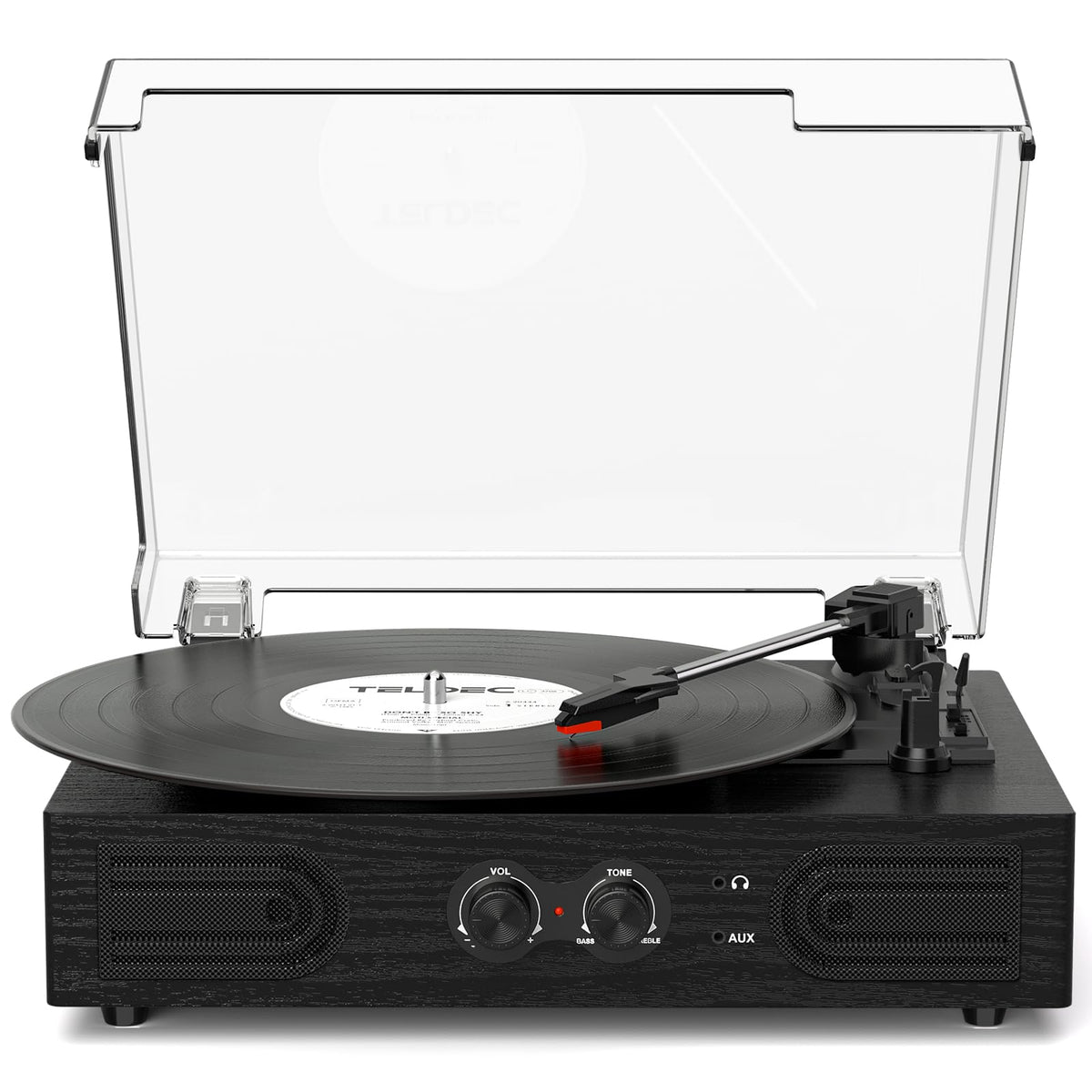 DANFI AUDIO DF vinyl player with built-in speakers for rich room-filling sound