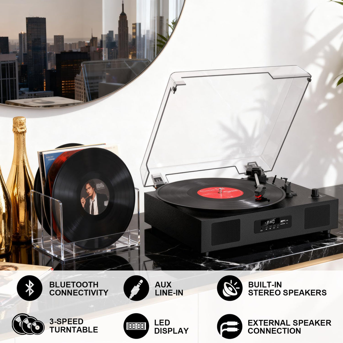 DANFI AUDIO DF vinyl-to-digital recording via USB or TF card