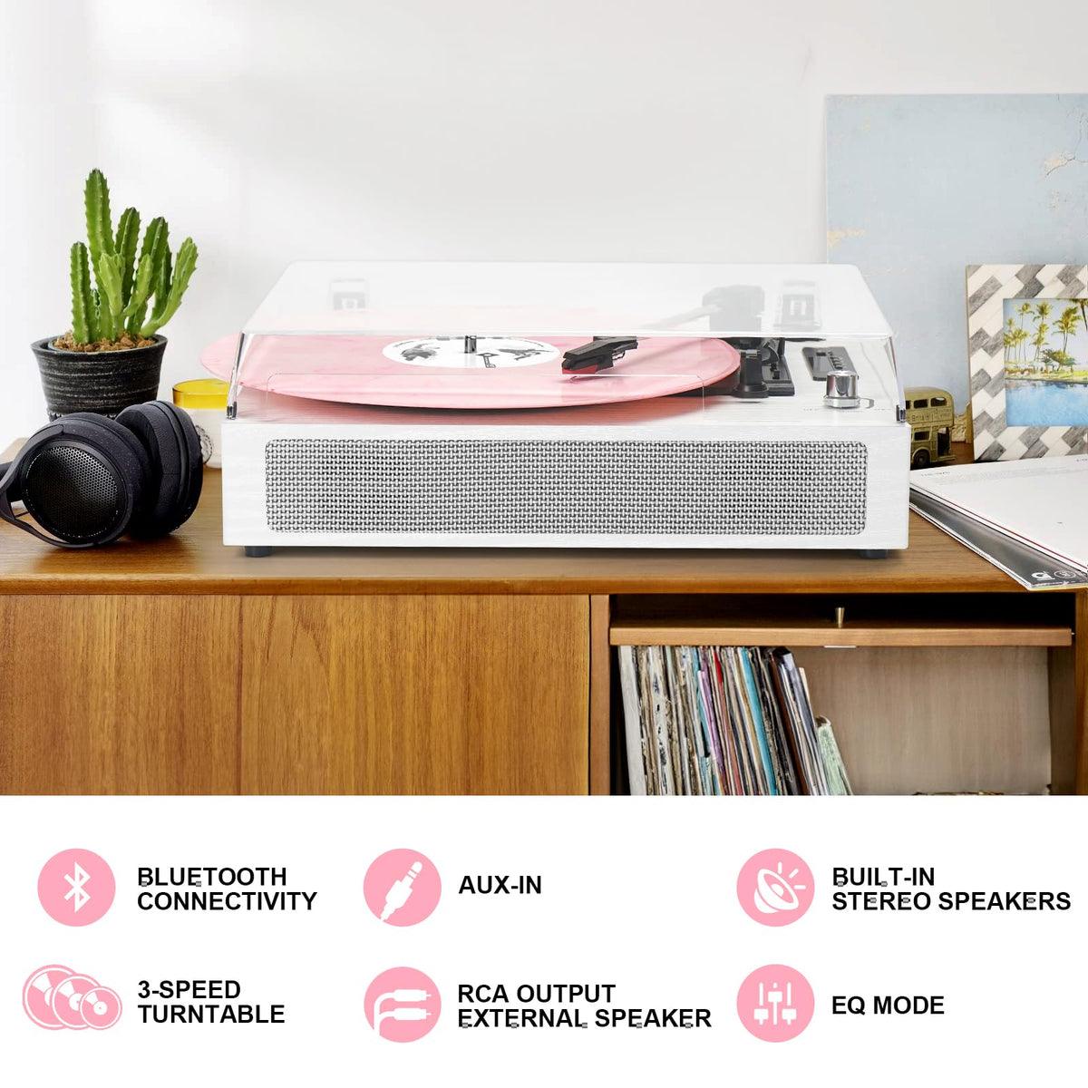 DANFI AUDIO DF white retro design fits classic decor