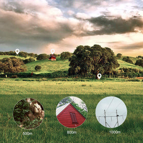 DANGSHAN leather grip provides comfortable handling in the field