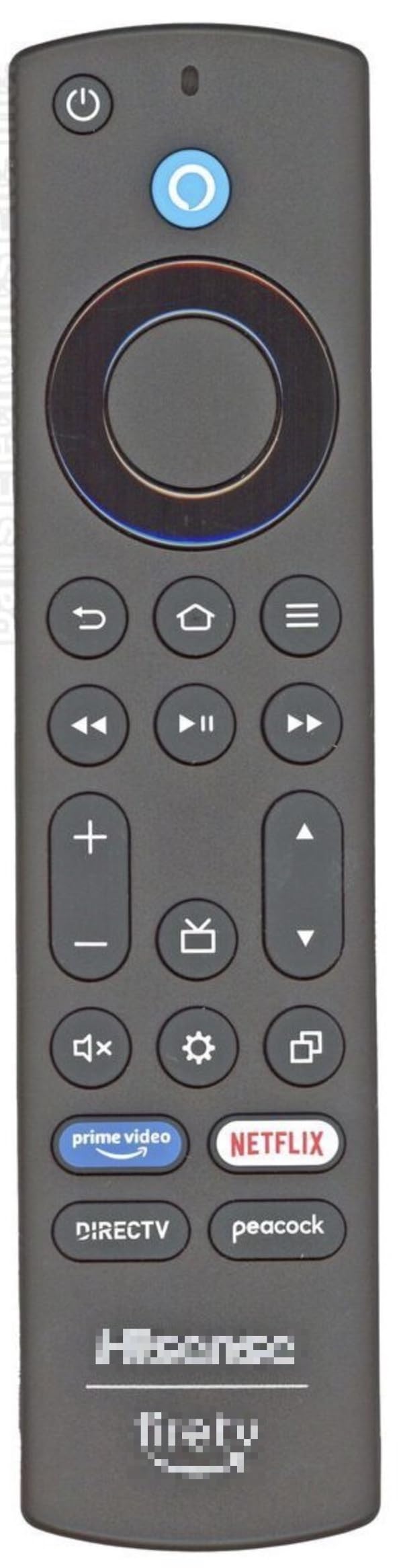 Dan's Originals front view of remote showing buttons and logo, easy navigation