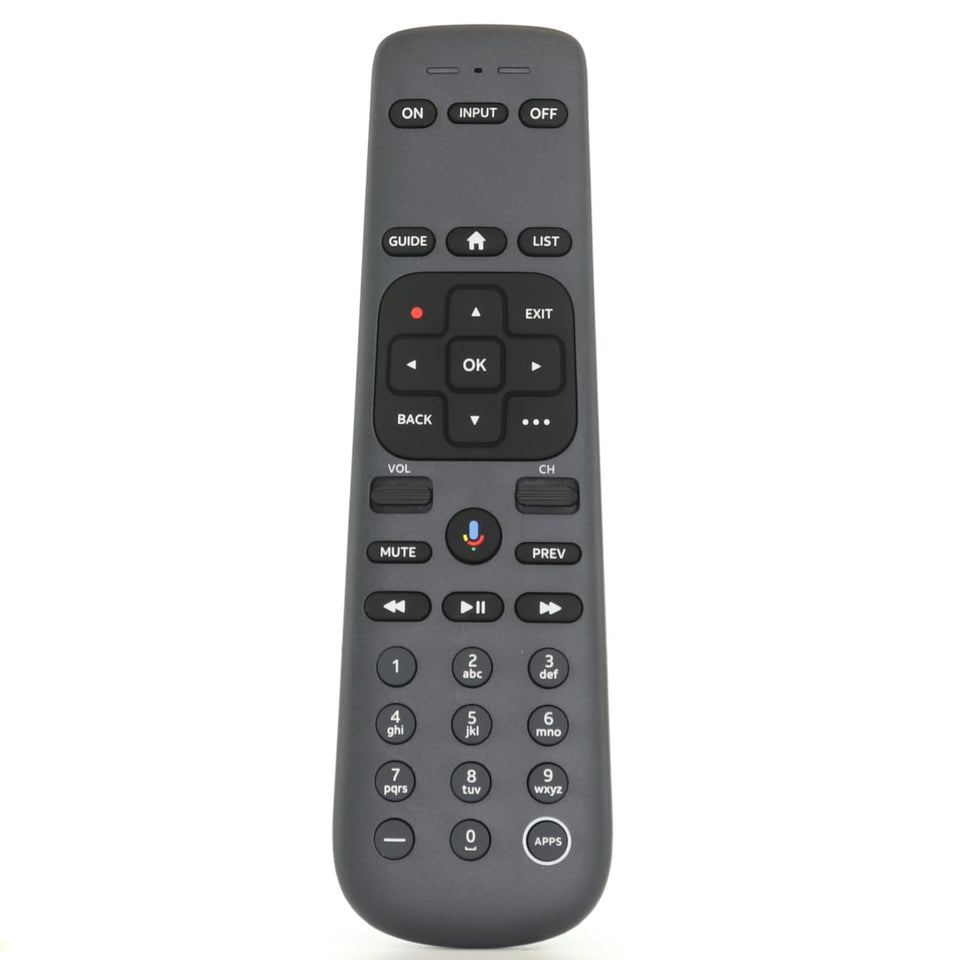 Dan's Originals front view remote showing buttons and layout for easy control