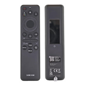 Dan's Originals front view of remote showing buttons and AI voice button, easy control