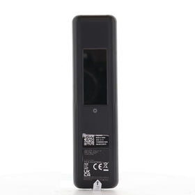 Dan's Originals remote in hand pointing at TV, precise pointer navigation benefit