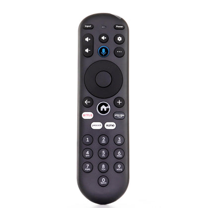 Dans Originals XiOne remote with voice control for fast content search.