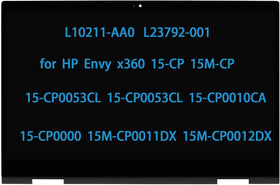 daplinno L23792-001 front view with full HD touch clarity for HP Envy X360