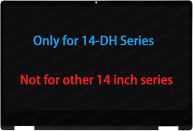 daplinno L51119-001 14-inch LCD display assembly for HP Pavilion x360 with seamless fit